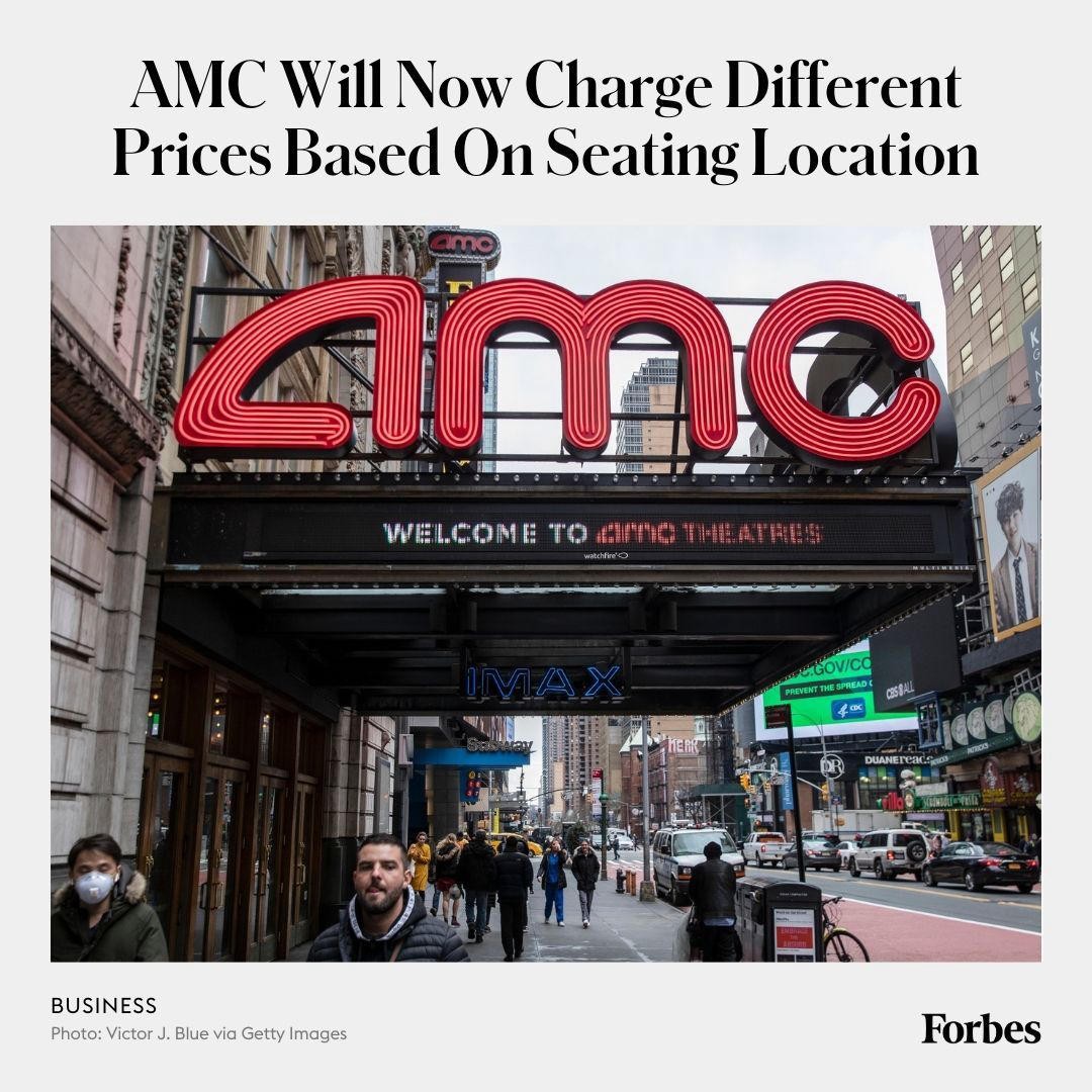 AMC Theatres is moving away from fixed-price tickets in its 950 movie theaters nationwide, the compa