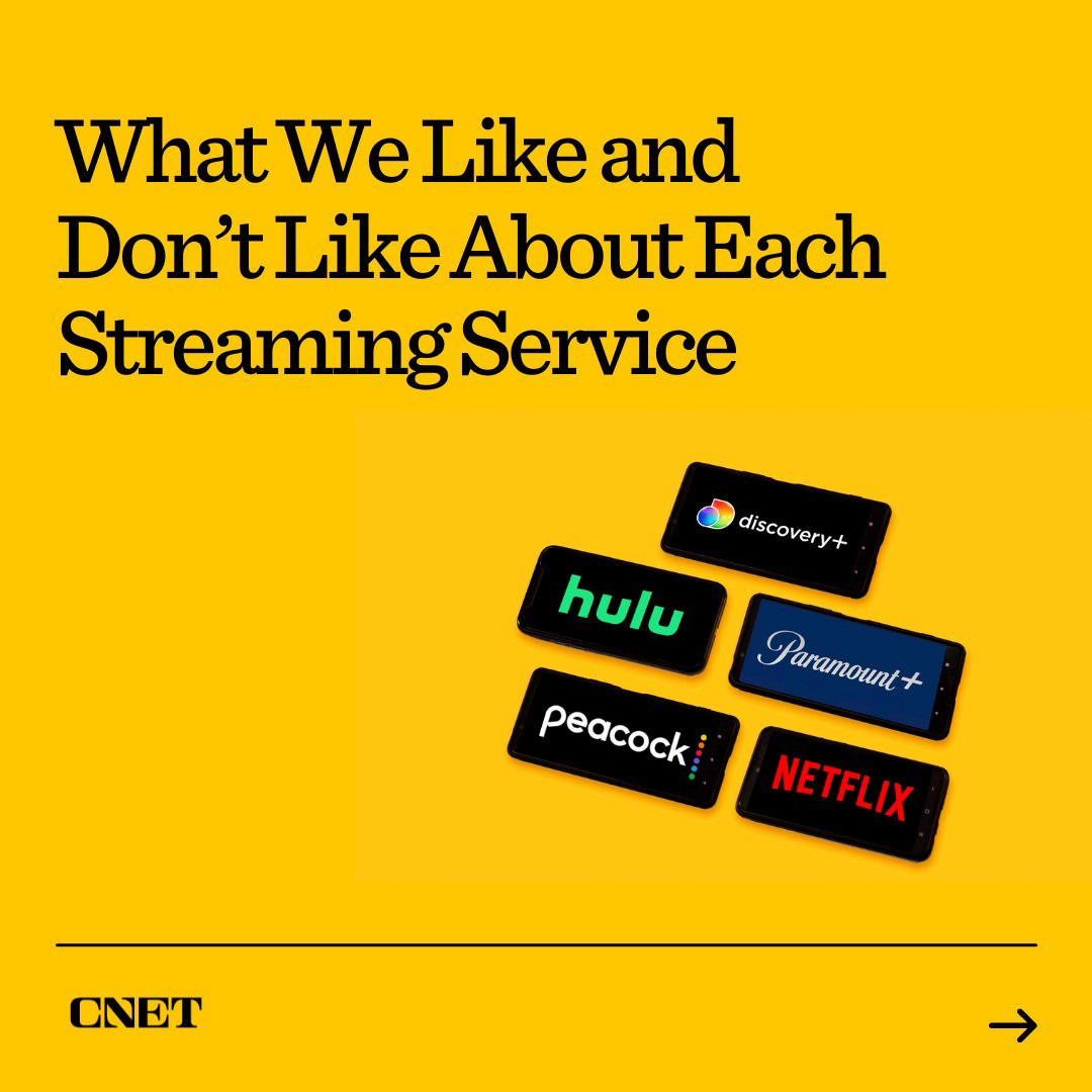 CNET - If you don't have cable, streaming services are the best option to watch movies, TV series an